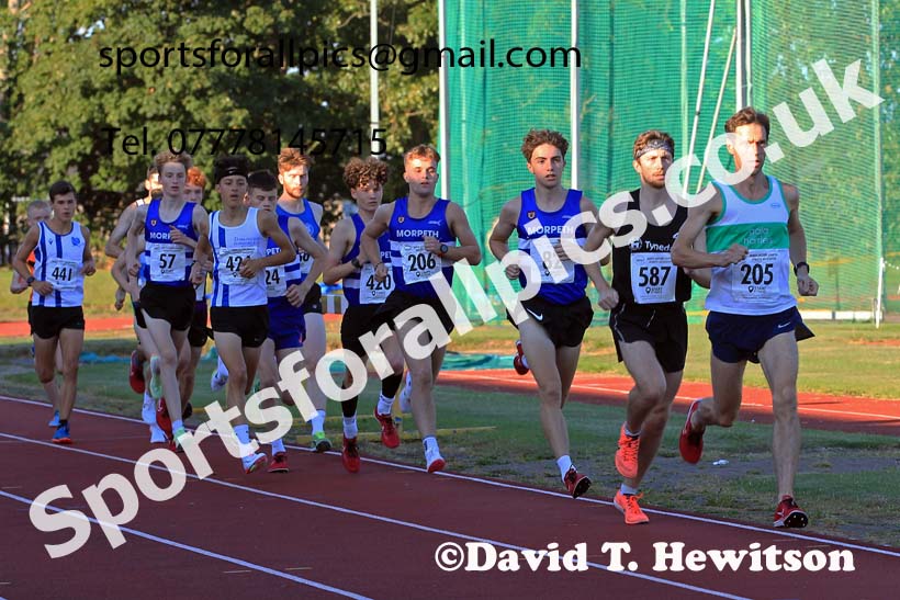 3000 metres, 2022 NEGP Monkton No. 6, Wednesday, Aug. 10th. Photo: David T. Hewitson/Sports for All Pics